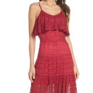 NWT FOXIEDOX Rayna Asymmetrical lace dress